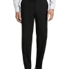Pronto Uomo Modern Fit Suit Separate Pants, Black