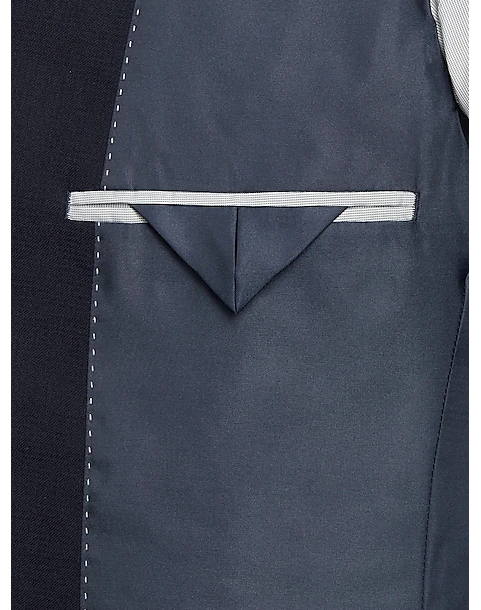 Wilke-Rodriguez Slim Fit Suit Separates, Navy Tic 3 Wilke-Rodriguez Slim Fit Suit Separates, Navy Tic - Image 3