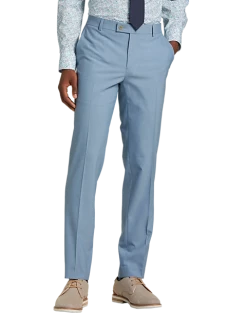Egara Skinny Fit Suit Separates Pants, Light Blue