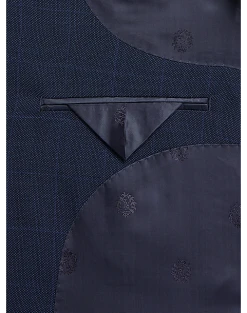 Lauren By Ralph Lauren Classic Fit Suit, Blue Windowpane Plaid 8 Lauren By Ralph Lauren Classic Fit Suit, Blue Windowpane Plaid -Cole Haan Shop MW40 3WXW 67 LAUREN BY RALPH LAUREN BLUE WINDOWPANE ALT4