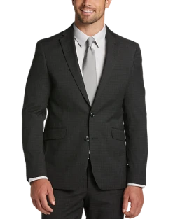 Wilke-Rodriguez Wilke Rodriguez Slim Fit Suit, Charcoal Check