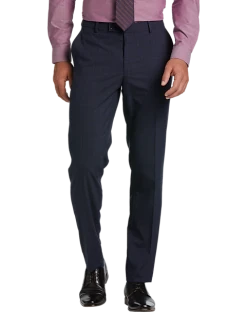 Wilke-Rodriguez Slim Fit Suit, Blue Plaid -Cole Haan Shop MW40 3X05 67 WILKE RODRIGUEZ BLUE PLAID ALT2