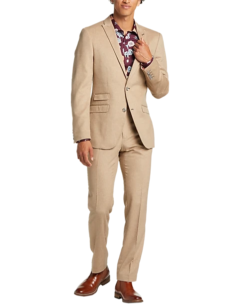 Paisley & Gray Slim Fit Suit Separates Coat, Tan 2 Paisley & Gray Slim Fit Suit Separates Coat, Tan - Image 2