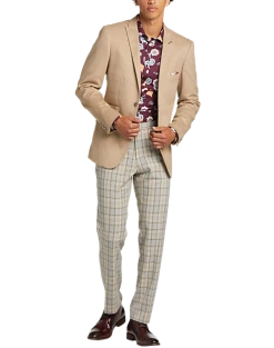 Paisley & Gray Slim Fit Suit Separates Coat, Tan 12 Paisley & Gray Slim Fit Suit Separates Coat, Tan -Cole Haan Shop MW40 3X09 19 PAISLEY GRAY WINTER TAN ALT5