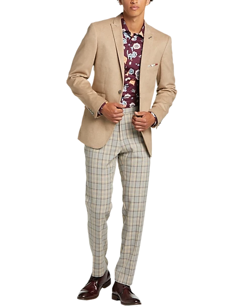 Paisley & Gray Slim Fit Suit Separates Coat, Tan 6 Paisley & Gray Slim Fit Suit Separates Coat, Tan - Image 6