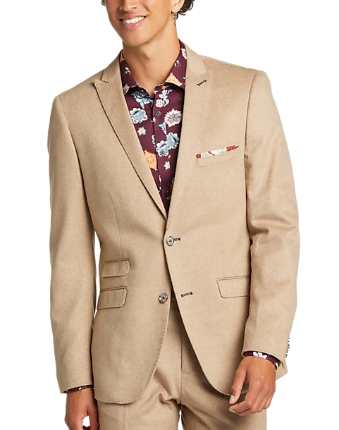 Paisley & Gray Slim Fit Suit Separates Coat, Tan 1 Paisley & Gray Slim Fit Suit Separates Coat, Tan