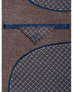 Egara Skinny Fit Suit Separates Coat, Burgundy Twill -Cole Haan Shop MW40 3X1U 06 EGARA BURGUNDY TWILL ALT2