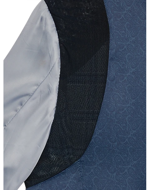 Egara Skinny Fit Suit Separates Coat, Gray Plaid 4 Egara Skinny Fit Suit Separates Coat, Gray Plaid - Image 4