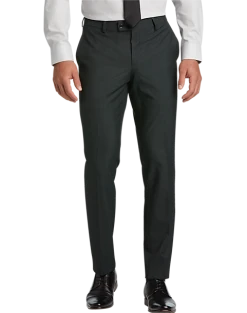 Egara Skinny Fit Suit Separates Dress Pants, Green Tic