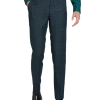 Egara Skinny Fit Suit Separates Pant, Teal Plaid