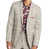 Paisley & Gray Slim Fit Suit Separates Coat, Brown Check