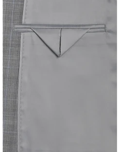 Calvin Klein Slim Fit Suit Separates Coat, Gray Plaid -Cole Haan Shop MW40 3X9L 64 CALVIN KLEIN GRAY PLAID ALT3