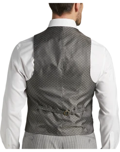 Michael Strahan Classic Fit Suit Gray Stripe 12 Michael Strahan Classic Fit Suit Gray Stripe -Cole Haan Shop MW40 3X9W 34 MICHAEL STRAHAN GRAY STRIPE ALT5