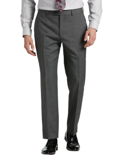 Joseph Abboud Classic Fit Suit Separates Dress Pants, Gray Sharkskin