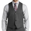 Joseph Abboud Classic Fit Suit Separates Vest, Gray Sharkskin