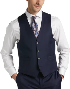 Joseph Abboud Classic Fit Suit Separates Vest, Navy