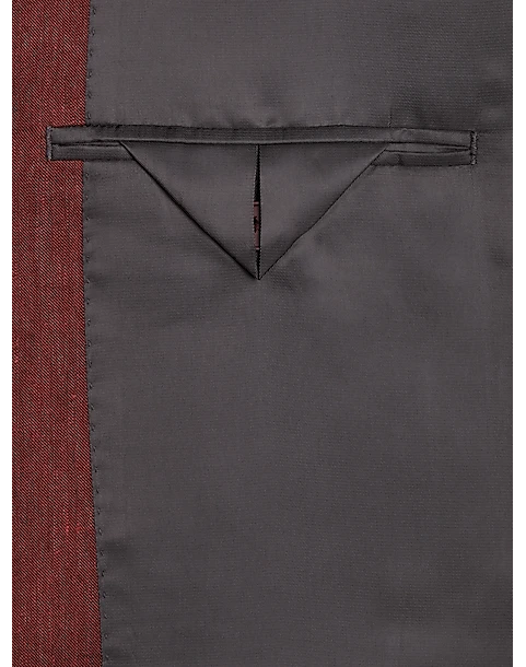 Calvin Klein Slim Fit Linen-Blend Suit Separates Coat, Light Blue 3 Calvin Klein Slim Fit Linen-Blend Suit Separates Coat, Light Blue - Image 3