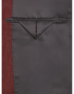 Calvin Klein X-Fit Slim Fit Linen-Blend Suit Separates Coat, Brick -Cole Haan Shop MW40 3XE1 08 CALVIN KLEIN BRICK TWILL ALT3