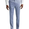 Calvin Klein Slim Fit Suit Separates Linen-Blend Pants, Light Blue