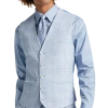 Egara Skinny Fit Suit Separates Vest, Light Blue Plaid