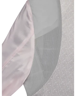 Egara Skinny Fit Suit Separates Coat, Gray & Pink Plaid -Cole Haan Shop MW40 3XH7 64 EGARA GRAY PINK PLAID ALT4