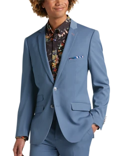 Paisley & Gray Slim Fit Suit Separates Coat, Slate Blue