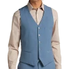 Paisley & Gray Slim Fit Suit Separates Vest Slate Blue
