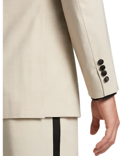 Paisley & Gray Slim Fit Suit Separates Coat, Beige -Cole Haan Shop MW40 3XJA 25 PAISLEY GRAY BEIGE ALT2