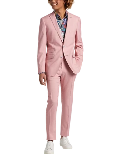 Paisley & Gray Slim Fit Suit Separates, Pink Carnation -Cole Haan Shop MW40 3XK0 45 PAISLEY GRAY PINK CARNATION ALT1