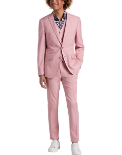 Paisley & Gray Slim Fit Suit Separates, Pink Carnation -Cole Haan Shop MW40 3XK0 45 PAISLEY GRAY PINK CARNATION ALT9