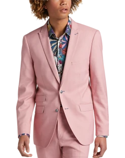 Paisley & Gray Slim Fit Suit Separates Coat, Pink Carnation