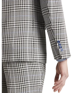 Paisley & Gray Slim Fit Suit Separates, Black And White Houndstooth 7 Paisley & Gray Slim Fit Suit Separates, Black And White Houndstooth -Cole Haan Shop MW40 3XK5 87 PAISLEY GRAY BLACK WHITE HOUNDS CHECK ALT2