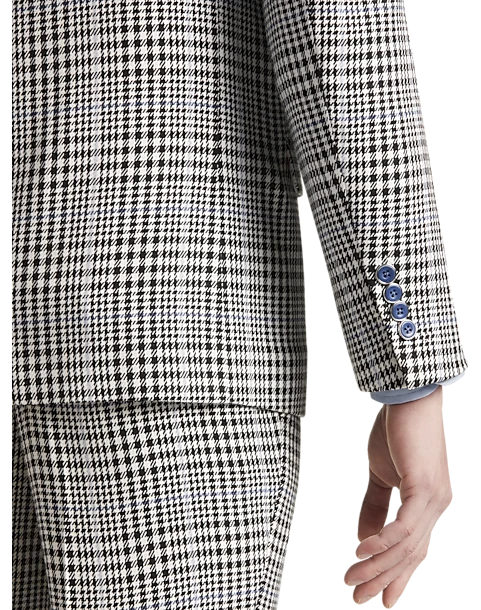 Paisley & Gray Slim Fit Suit Separates, Black And White Houndstooth 3 Paisley & Gray Slim Fit Suit Separates, Black And White Houndstooth - Image 3
