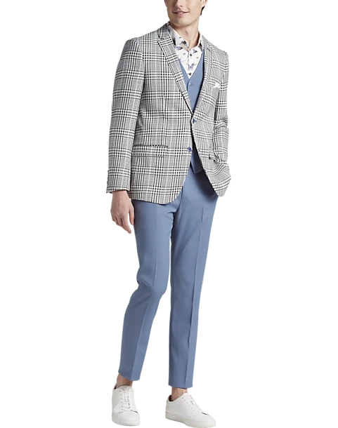 Paisley & Gray Slim Fit Suit Separates, Black And White Houndstooth 5 Paisley & Gray Slim Fit Suit Separates, Black And White Houndstooth - Image 5