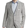 Paisley & Gray Slim Fit Suit Separates Coat, Black And White Houndstooth