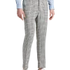 Paisley & Gray Slim Fit Suit Separates Pants, Black And White Houndstooth