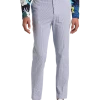 Paisley & Gray Slim Fit Suit Separates Pants, Blue & White Seersucker