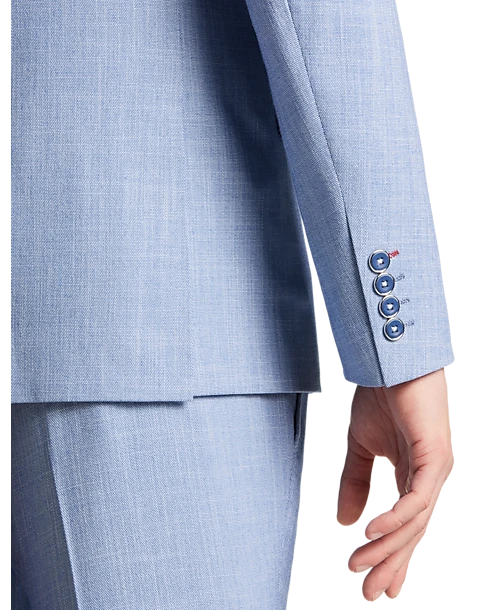 Paisley & Gray Slim Fit Suit Separates, Blue Sharkskin 3 Paisley & Gray Slim Fit Suit Separates, Blue Sharkskin - Image 3