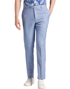 Paisley & Gray Slim Fit Suit Separates Pants, Blue Sharkskin