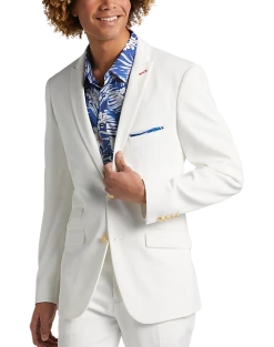 Paisley & Gray Slim Fit Suit Separates Jacket, White