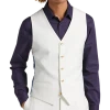 Paisley & Gray Slim Fit Suit Separates Vest, White