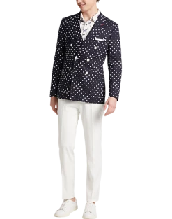 Paisley & Gray Slim Fit Suit Separates Coat, Navy With White Polka Dots 9 Paisley & Gray Slim Fit Suit Separates Coat, Navy With White Polka Dots -Cole Haan Shop MW40 3XLU 27 PAISLEY GRAY NAVY WHITE POKA DOTS ALT5