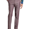 Paisley & Gray Slim Fit Suit Separates Pants, Mulberry