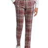 Paisley & Gray Slim Fit Suit Separates Pants, Pink Plaid