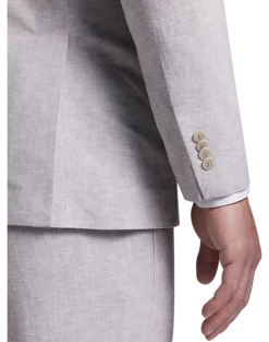 JOE Joseph Abboud Slim Fit Linen Blend Suit Separates Coat, Light Gray -Cole Haan Shop MW40 3XN7 16 JOE JOSEPH ABBOUD LIGHT GRAY ALT1