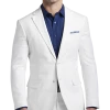 JOE Joseph Abboud Slim Fit Linen Blend Suit Separates Coat, White