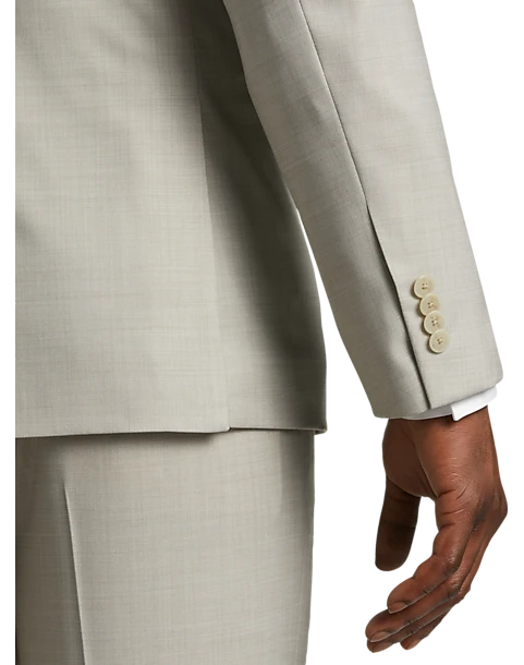 JOE Joseph Abboud Slim Fit Suit Separates, Tan Sharkskin 2 JOE Joseph Abboud Slim Fit Suit Separates, Tan Sharkskin - Image 2