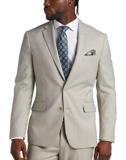 JOE Joseph Abboud Slim Fit Suit Separates, Tan Sharkskin