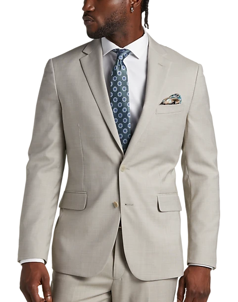 JOE Joseph Abboud Slim Fit Suit Separates, Tan Sharkskin 1 JOE Joseph Abboud Slim Fit Suit Separates, Tan Sharkskin