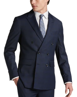 JOE Joseph Abboud Slim Fit Suit Separates Coat, Navy Plaid